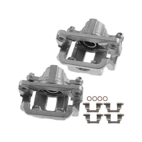Brake Caliper Set 2 - Compatible with 2014 - 2018 Nissan Rogue Sport Utility 2015 2016 2017