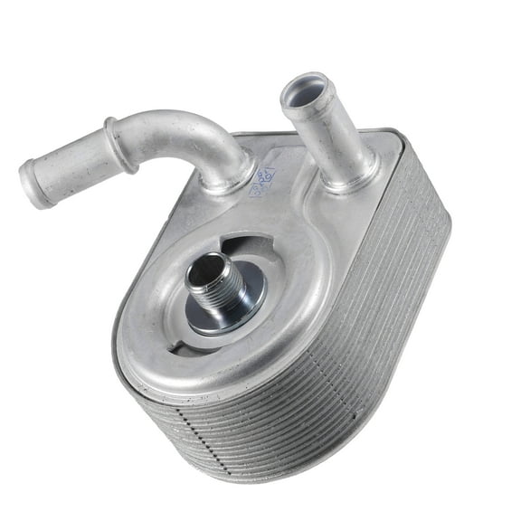 Unique Bargains Engine Oil Cooler Kit Compatible for Ford Fiesta 2011-2013 Aluminum Alloy Silver Tone with Bolt