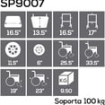 thumbnail image 5 of Silla De Traslado C/Ruedas Compacta Aluminio Speedy, 5 of 5