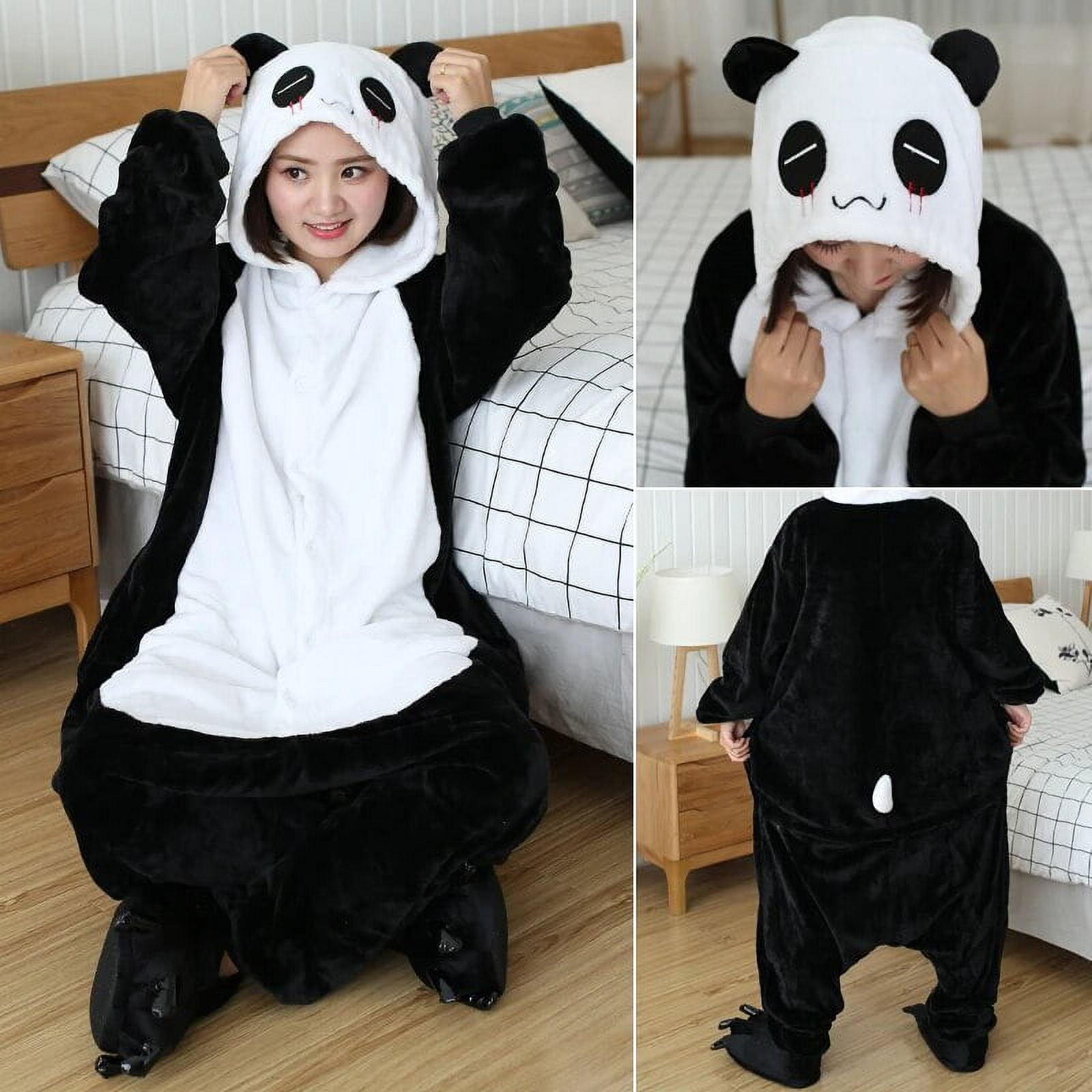 Totoro Onesies Adult Panda Unicorn Cartoon Onesie Women Flannel