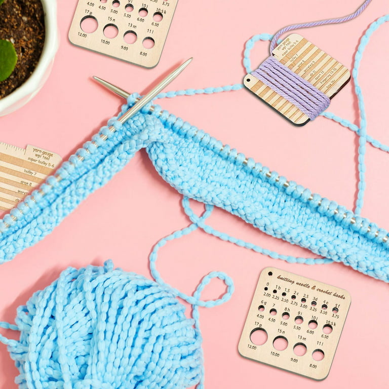Susan Bates Gauge Knit Chek Knitting Needle Gauge Knitting Ruler 