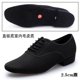 thumbnail image 1 of XIHAHA-zapatos de baile latino de salón para hombre, zapatillas de Jazz, tacón bajo, profesionales o de práctica, tela Oxford, 1 of 5
