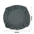thumbnail image 2 of 2 Pieces Chair Covers Protective Sheath Outer Rotating Slipcover dark grey, 2 of 9