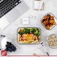 thumbnail image 6 of 36pcs Glass Food Storage Containers with Lids Set, Airtight Meal Prep Containers (18 Containers & 18 Lids), Black, 6 of 7