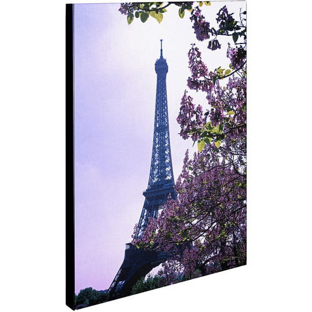 Trademark Fine Art 'Eiffel Tower with Blossoms' Canvas Art by Kathy Yates