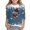 T10-Blue, variant on Ulitacool Tops For Girl Christmas Long Sleeve Crewneck Cartoon Prints Xmas Sweatshirt 5-6 Years Pink