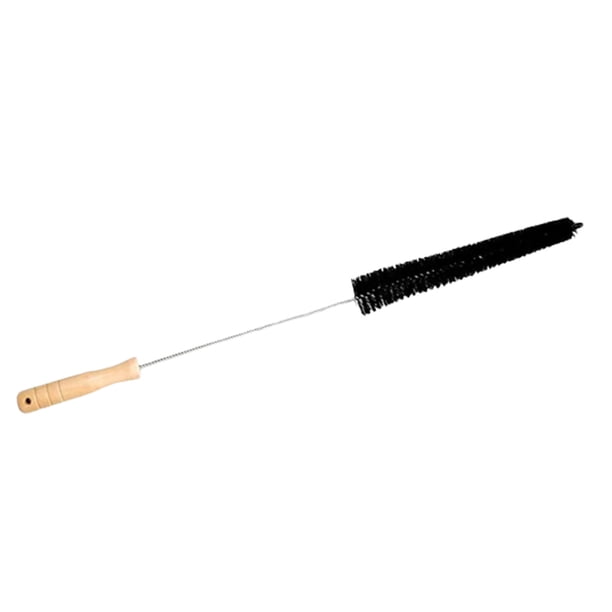 Juego de cepillos flexibles para limpiar radiadores, mango largo de madera y cerdas de nailon para una eliminación profunda de la suciedad. Versátil para escaleras, canaletas, fregaderos exteriores y