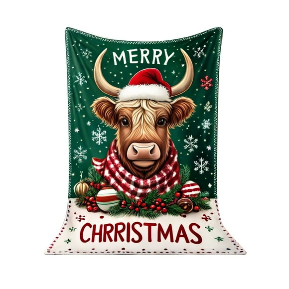 Binwennn Christmas Blanket Winter Soft Blanket Leisure Soft Blanket Bedroom Warm Nap Blanket Suitable For Home Bedroom Accessories Blanket Cow Wool Blanket A Blanket Soft And Blanket for Women Soft G