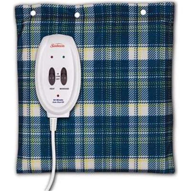 Sunbeam Heating Pad Blue Plaid Walmart Canada