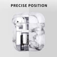 thumbnail image 2 of Compatible with Airpods Case, Ultra Thin Marble Airpod Case Full Protection Case Marble Pattern Airpods Case Portable Case for AirPods 2 Case Earpods Earbud Charging Case, 2 of 7