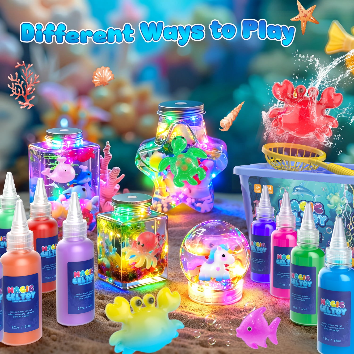Huge Wave DIY Models Toy Kit, Art & Craft Kit STEM Gifts for Kids, Ideal Christmas Birthday Gifts for Boys & Girls Aged 6-12 Years Old