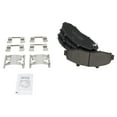 thumbnail image 2 of TRQ Front & Rear Premium Posi Semi-Metallic Brake Pad Kit for Ford Lincoln Truck BFA20076 Fits select: 1997-2003 FORD F150, 2004 FORD F-150 HERITAGE CLASSIC, 2 of 4