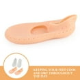 thumbnail image 3 of GAXIRE 2Pair Silicone Lined Socks Breathable Soft Foot Care Socks with Non Slip, 3 of 8