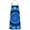Blue Tie Dye, variant on Colorful Rainbow Tie Dye Spiral Pattern Apron-Garden Aprons for Women with Pockets-Cotton Linen Waterproof Kitchen Cooking Gardening Aprons Adjustable for Kitchen,Cooking,BBQ and Salon 33x27 Inch