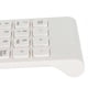 thumbnail image 2 of Mini clavier numérique sans fil 2,4 GHz USB ergonomique et léger, accessoire pour ordinateur PC, blanc, 2 of 4
