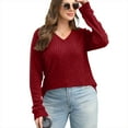 thumbnail image 6 of My Items BeiFu Sweaters for Women Big and Tall Long Sleeve Pullover Oversized Top Western Outfit Sweaters For Women Casual Everyday Long Sleeve Shirts, 6 of 6