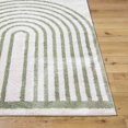 thumbnail image 5 of Mark&Day Washable Rugs, 8x10 Larita Modern Grass Green Area Rug, Green Light Beige Carpet for Living Room, Bedroom or Kitchen (7'10" x 10', Machine Washable), 5 of 7