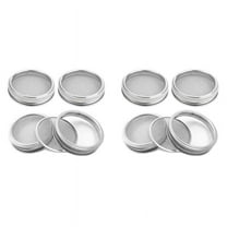 2024 TOP! 8 Pack Stainless Steel Sprouting Jar Lid for Wide and Wide Mouth Jar for Growing Sprouts