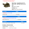 thumbnail image 2 of Water Pump - Compatible with 1973 - 1979, 1983 - 1992 Ford F-250 7.5L V8 GAS 1974 1975 1976 1977 1978 1984 1985 1986 1987 1988 1989 1990 1991, 2 of 2