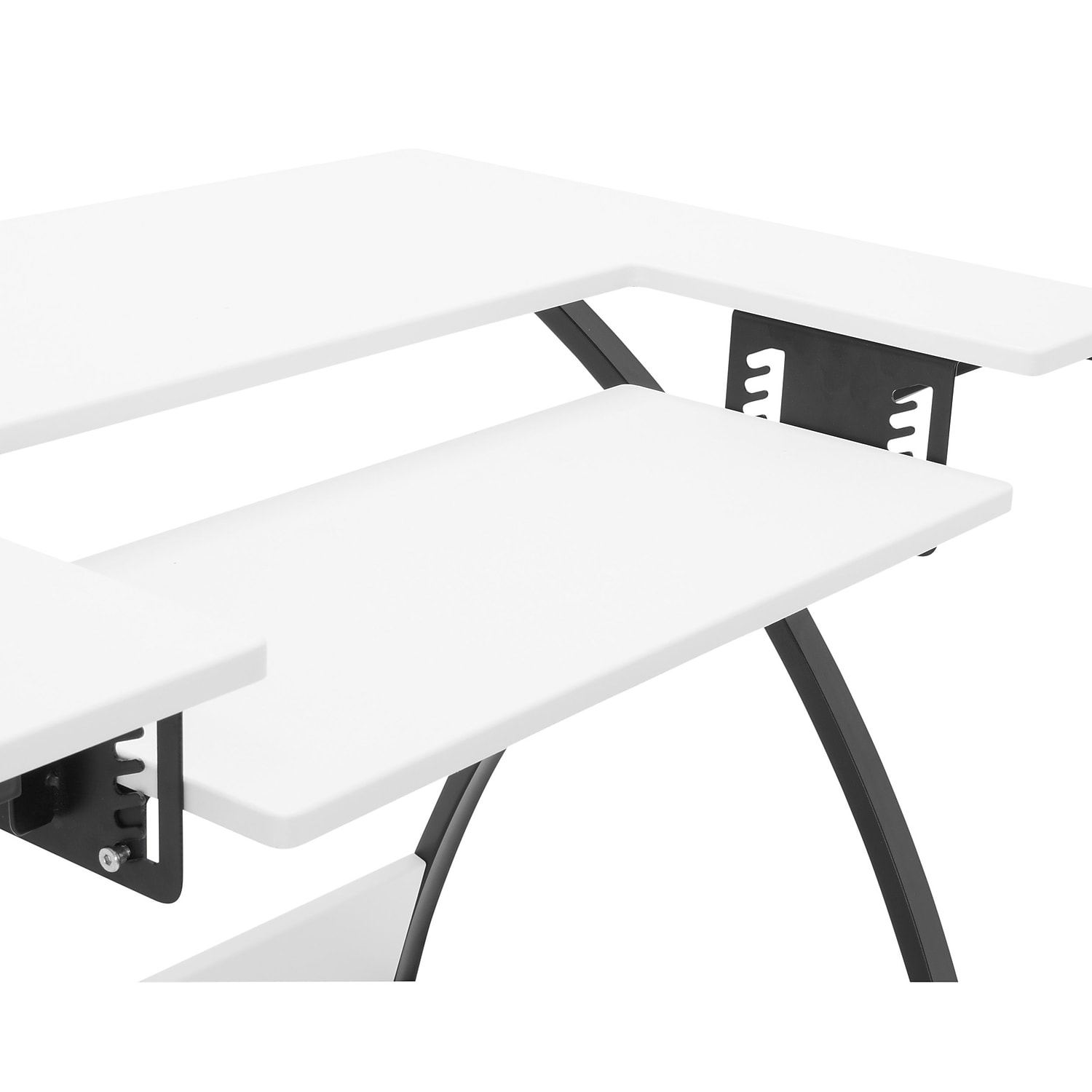 Sew Ready 13332 Comet Modern Sewing Table in Black / White - image 3 of 7