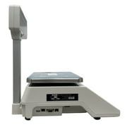 EQCOTWEA Digital Price Computing Scale Four-window Pole Double-Sided LCD Display 30kg/66lbs