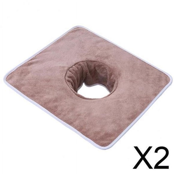 Sábana para cubrir la cama de ,Toalla para mesa de de salón Toalla para mesa de ,Toalla absorbente Almohada para la cara Toalla con orificio Spa,Almohadilla de cortina para