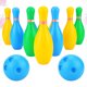 thumbnail image 5 of GOOHOCHY Juego de 12 bolas de bolos para niños, divertidas bolas, juguetes interactivos para niños y padres, juguetes deportivos para niños (18 cm, 10 bolas y 2 bolas), 5 of 7