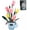 Pink&Yellow, variant on Blue Orchid Ideas Flowers Building Block Set,Compatible with Lego Flowers Home Decor Gift for Mother's Day, Valentine Day, Birthday, Christmas Day - 567PCS