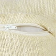 thumbnail image 2 of Ox Bay Bennett 20" x 20" Yellow/Ivory Solid Fringed Cotton Adult Decorative Throw Pillow Cover, 2 of 9