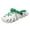 Green, variant on Platform Lace-Up Clogs for Women Men with Adjustable Back Straps Hollow Breathable EVA Garden Shoes Arch Support Slip on Slide Sandals Non-Slip Walking Summer Slippers Watermelon Red Size 10