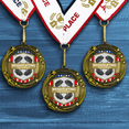 thumbnail image 6 of All Quality Stars Design Weightlifting Medal | Competition | High Quality Metal Medal - 1st, 2nd, 3rd Place - 3 Piece Set (1 Pack), 6 of 6