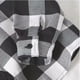 thumbnail image 4 of Blusa y camisa de manga larga con cuello vuelto para hombre, blusa informal a cuadros con cuello vuelto y botones, blusa de manga larga con botones, blusa de licra para hombre, 4 of 6