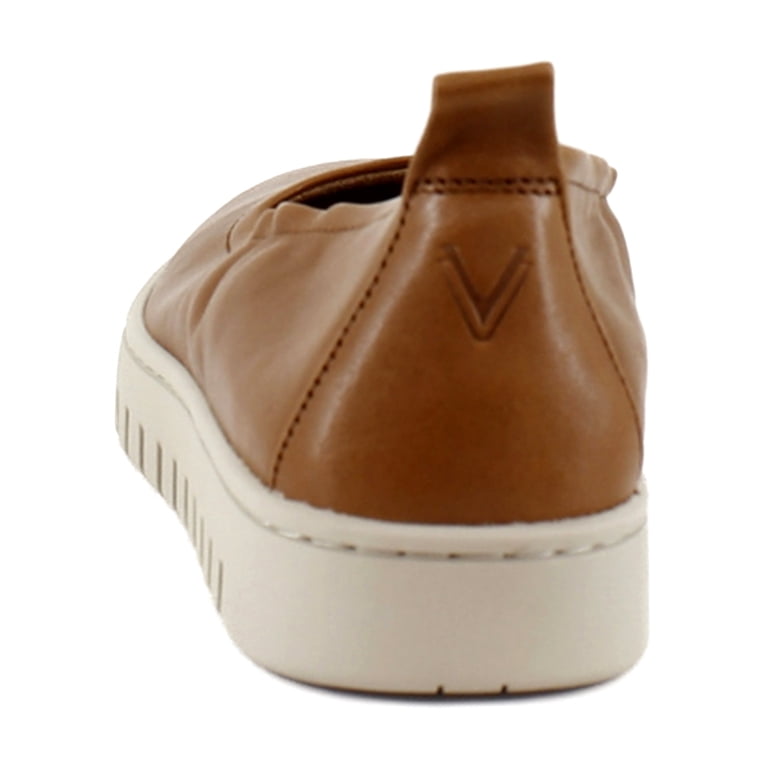 Vionic Leather Oxford Flats Tan Comfort Shoes Size 6 Minimalist 1” Heel Vionic Uptown Ballet Women main image 3