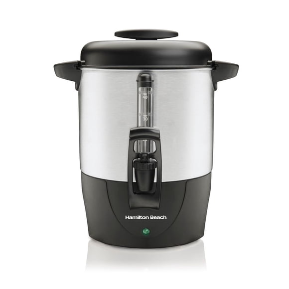 Percolador de Café Hamilton Beach 40 Tazas Mod. 40514G Color Acero