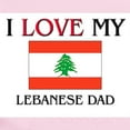 thumbnail image 2 of CafePress - I Love My Lebanese Dad Infant Bodysuit - Baby Light Bodysuit, Size Newborn - 24 Months, 2 of 4