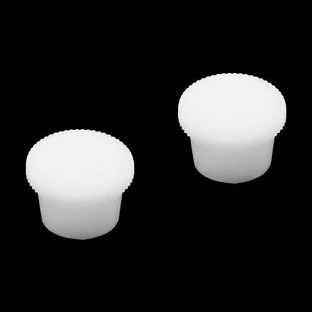 20pcs 11mm White Plastic Universal Car Decorative Screws Nuts Cap