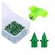 thumbnail image 3 of 50x Clavos para zapatas de pista Clavos de pista fáciles de instalar Clavos de repuesto resistentes con llave para correr distancias cortas al aire Verde, 3 of 8
