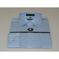thumbnail image 6 of Mens Milani dress shirt soft cotton Blend easy wash business long sleeves Blue, 6 of 6