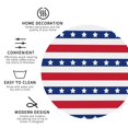 thumbnail image 4 of Disketp American Patriotic Stars And Stripes Funny Coasters,6 Pcs Leather Coasters With Holder, Perfect Housewarming Hostess Gifts,Protect Furniture From Water Marks Scratch And Damage, 4 of 9