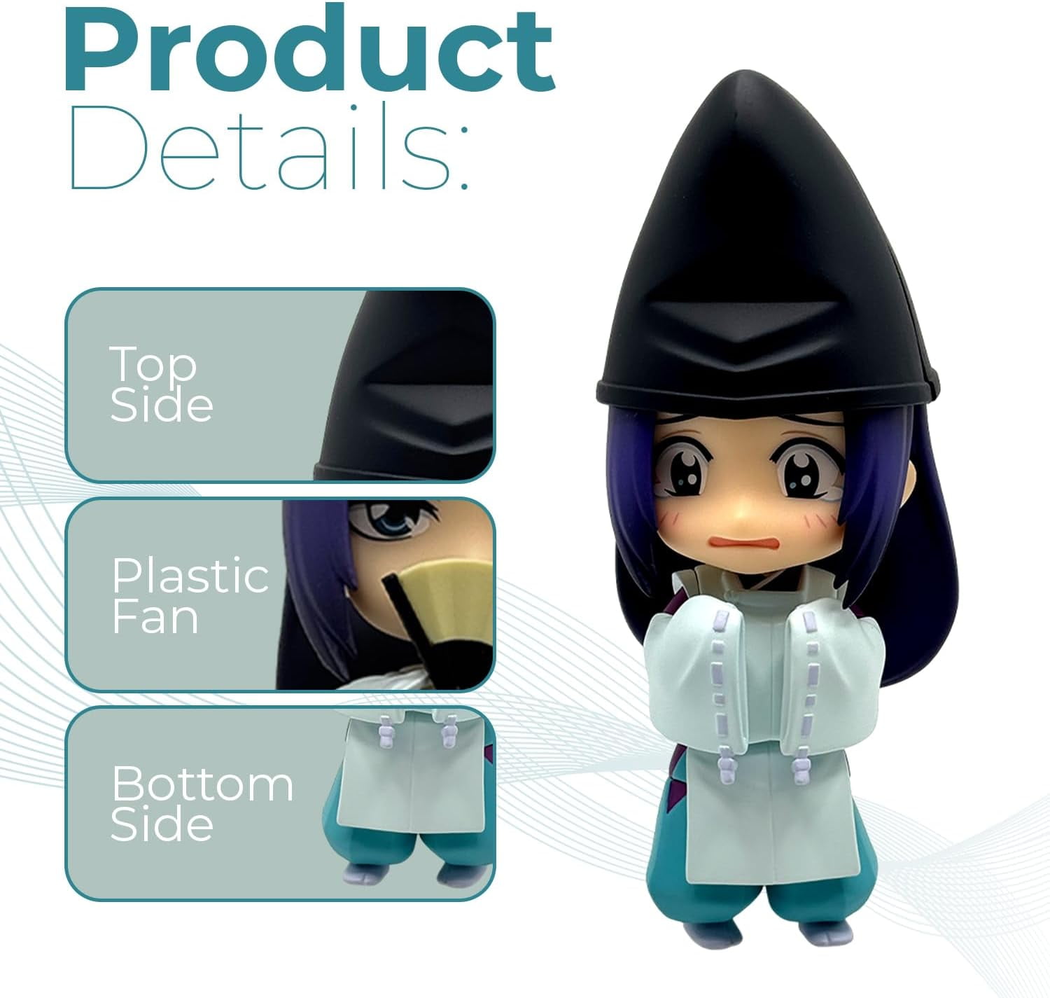 AURUS Good Smile Hikaru no Go Fujiwara-no-Sai Nendoroid PVC Action Figure, Multicolor Anime Collectible
