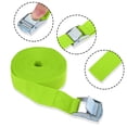 thumbnail image 3 of 6pcs 1" x 12' Cargo Tie Down Straps Lashing Straps Travel Luggage Strap Adjustable with Cam Lock Buckle for Car Green, 3 of 6