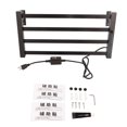thumbnail image 2 of Quick Heating Electric Heated Towel Rack, Wall Mounted Thermostatic With Digital Display For Large And Thick Towels, 2 of 8