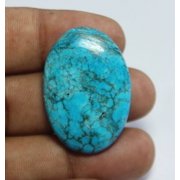 ARENAGEMSJEWELLERY Oval Cut Turquoise Sky Smooth Turquoise Cabochon Loose Gemstone