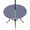 Navy, variant on Round Outdoor Tablecloth with Umbrella Hole and Zipper, Farmhouse Navy Blue White Striped Tablecloth with Elastic Waterproof, Modern Stripes Patio Table Covers for 31" - 35" Picnic Pool Tables