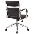 thumbnail image 3 of Modway Jive Mid Back Office Chair in Brown, 3 of 4
