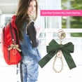 thumbnail image 2 of Qarigey LLavero nuevo gran Bowknot perla Metal llaves anillo accesorio colgante elegante sólido encontrar ganchos colgantes para almacenamiento Viajes, Equipaje y Accesorios Varios Tipo-04 Qarigey AP018166-04, 2 of 6