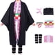 thumbnail image 4 of Disfraz de Anime Kamado Nezuko, disfraz de Demon Slayer, uniforme de Cosplay, ropa, kimono, peluca, accesorios, disfraz de Halloween para niños y adultos, 4 of 5