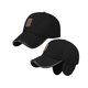 thumbnail image 2 of Gorra de Béisbol de Lana Mezclada con Orejera Cálida Correa Ajustable para Negro Sunnimix Espesar gorra de baloncesto, 2 of 6