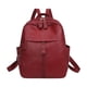thumbnail image 2 of Mochila de cuero para hombre y mujer | Bolso de viaje de gran capacidad | Mochila de cuero sintético para portátil con múltiples bolsillos para la escuela, el trabajo y el uso diario, 2 of 6
