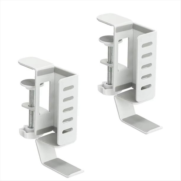 Soporte Vertical para Computadora Portátil,Soporte para Computadora Portátil Sin Taladro,Soporte para Computadora Portátil Colgante para Lado Escritorio, Abrazadera en Escritorio B